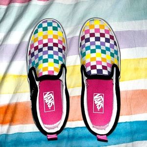 Rainbow Vans kids size 3